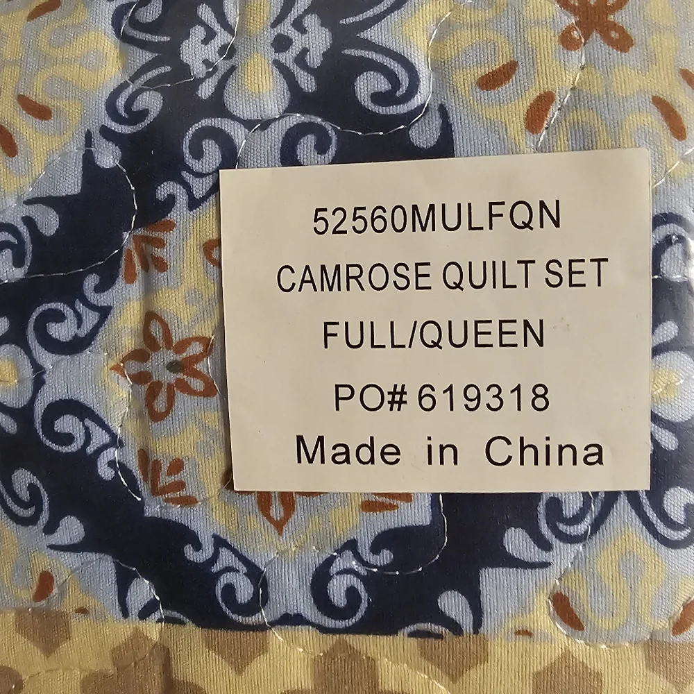 Camrose Multipatterned Quilt Set Full/Queen